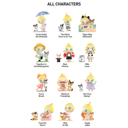 POP MART Baby Molly &amp; Baby Tabby Series Figures Blind Box