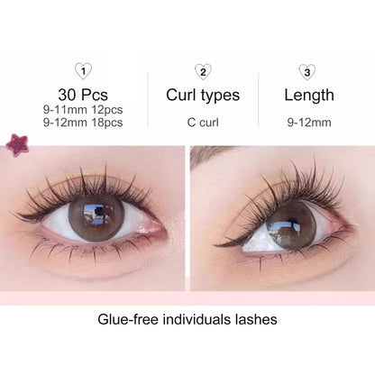 FLORTTE Glue-free False Eyelashes-Sunflower