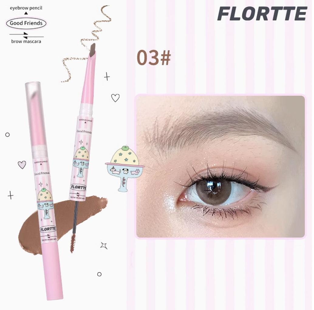 FLORTTE Good Friends Club 眉笔和眉毛膏 1 克
