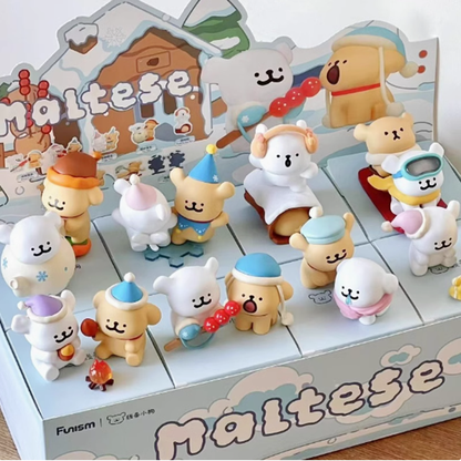 FUNISM Maltese Cuddly Moments Series Blind Box 1 pc