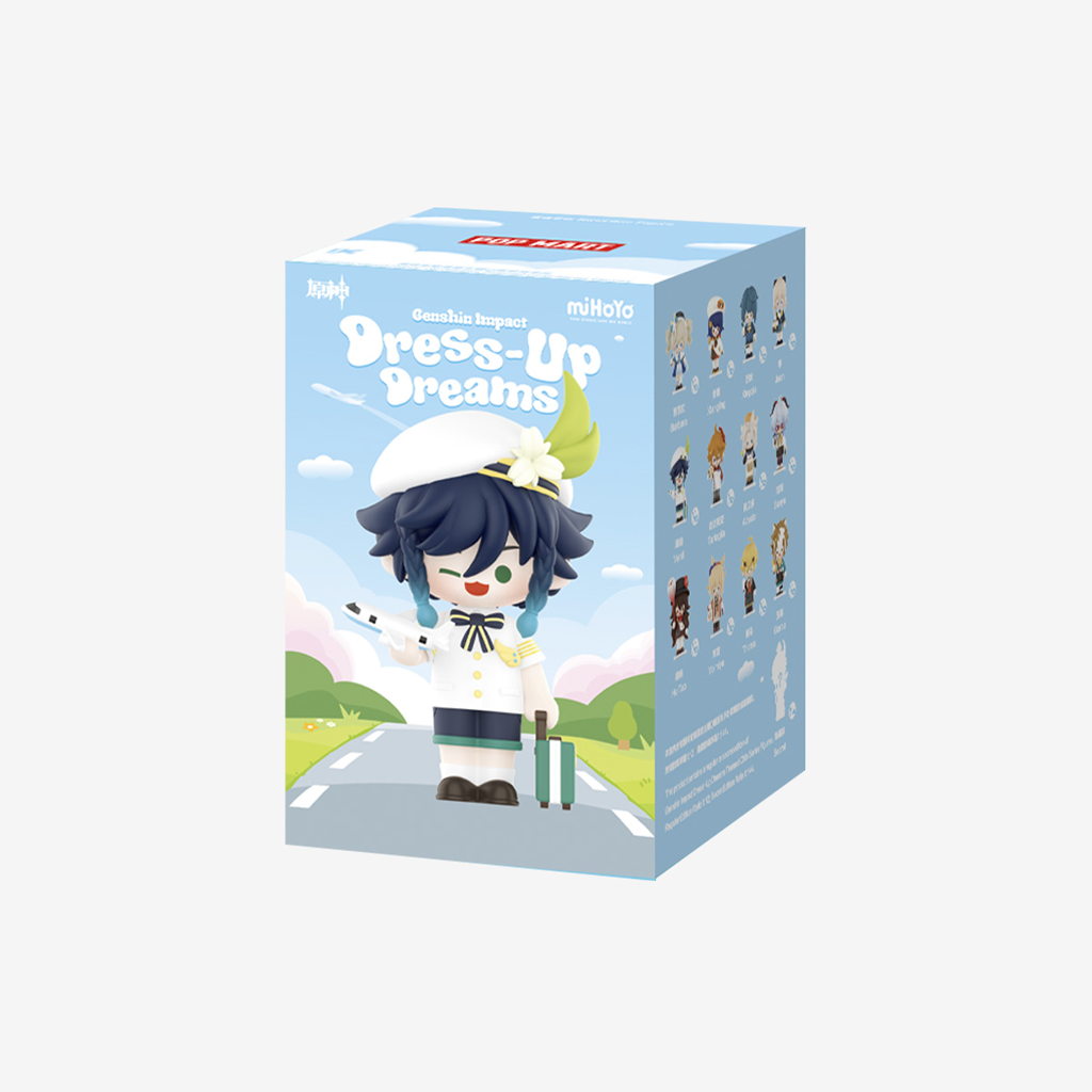 POP MART Genshin Impact Dress-Up Dreams Themed Chibi Series Figures Blind Box