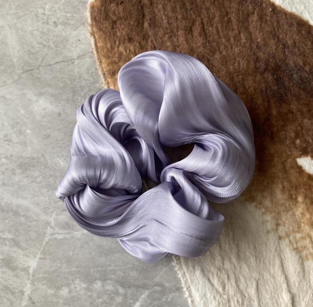 Glitter Wavy Solid Color Hair Rope