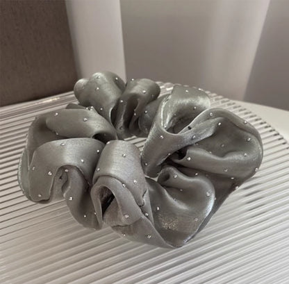 Glitter Wavy Solid Color Hair Rope