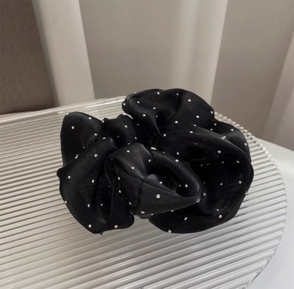 Glitter Wavy Solid Color Hair Rope