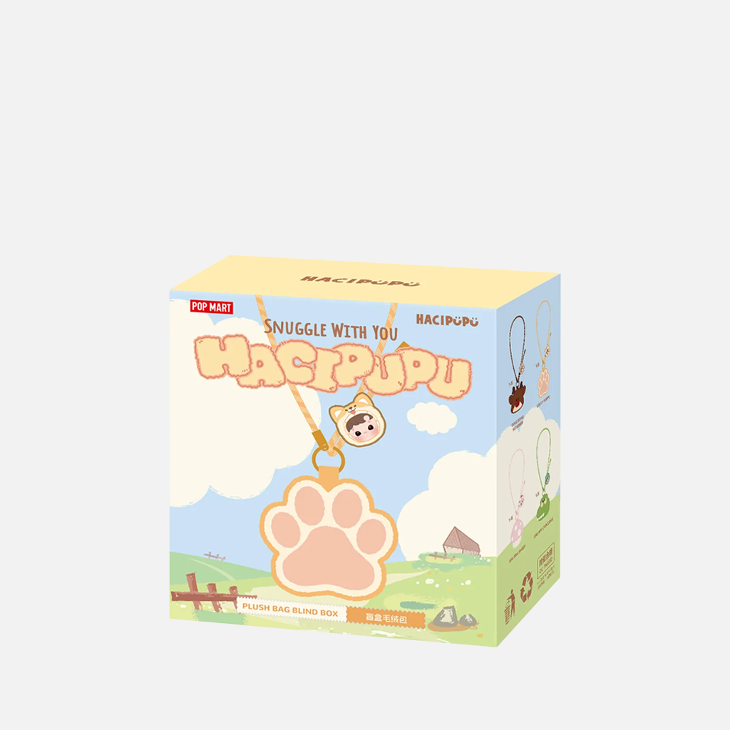 POP MART HACIPUPU Snuggle With You Series-Plush Bag Blind Box