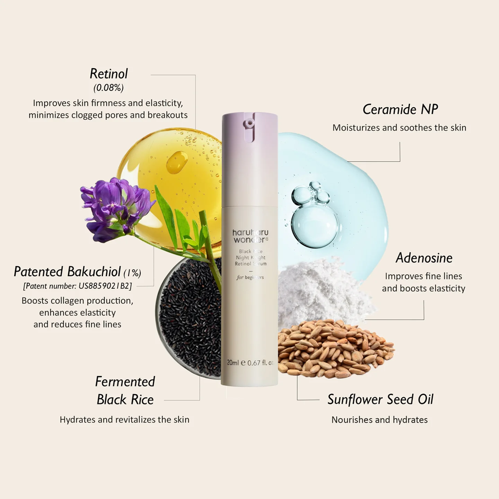 Haruharu wonder Black Rice Night Knight Retinol Serum 20 ml