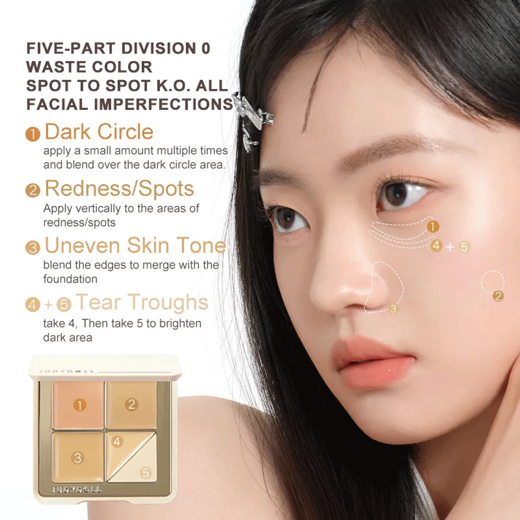 JUDYDOLL Cloud-Touch Concealer Palette