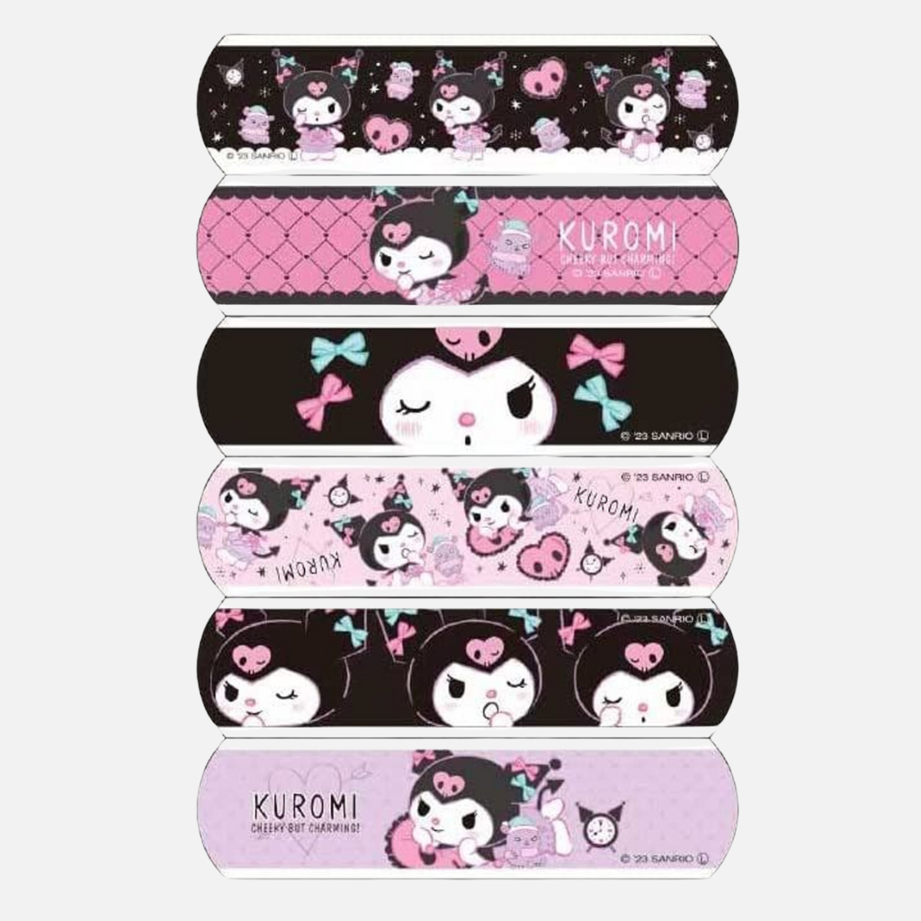 Sanrio Cute Aid Bandages Kuromi 18pcs