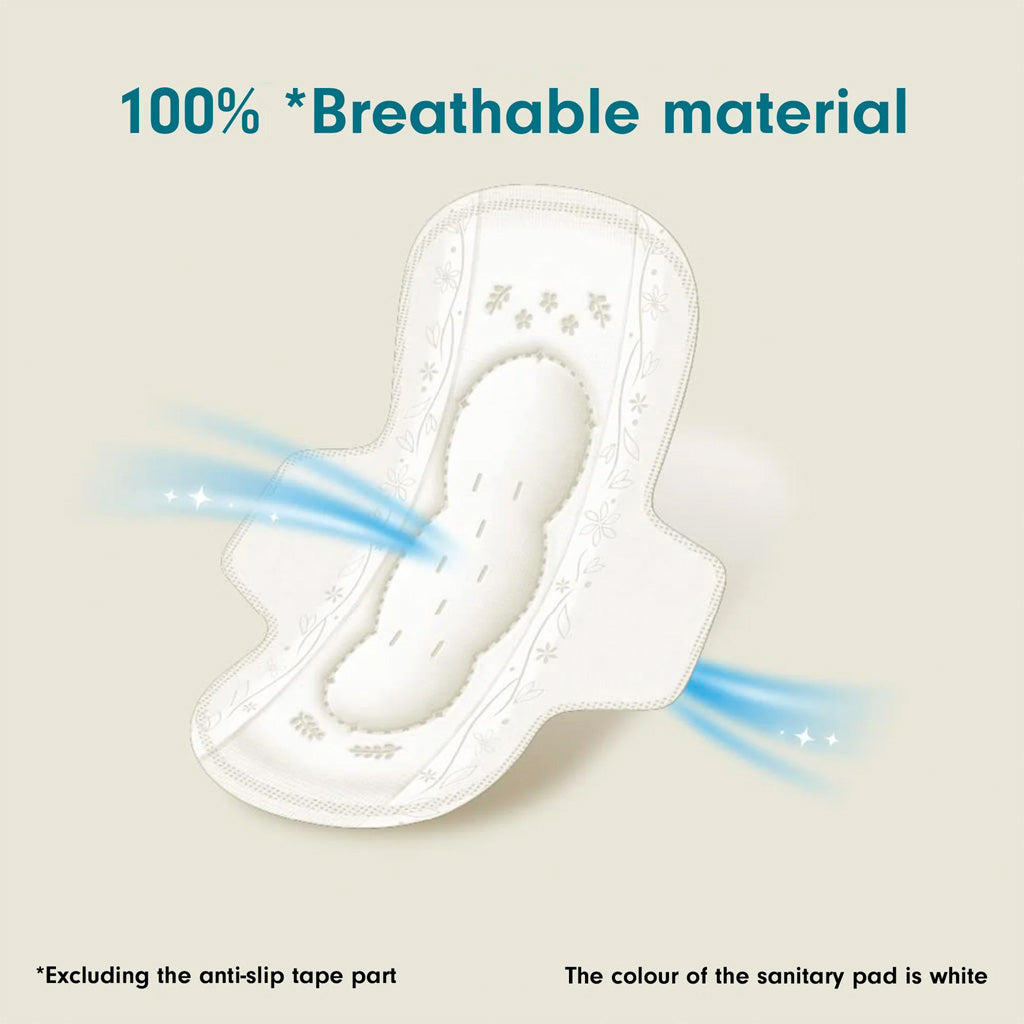 花王 Laurier Happy Skin 植物棉 100% 厚款夜用带护翼 9 片