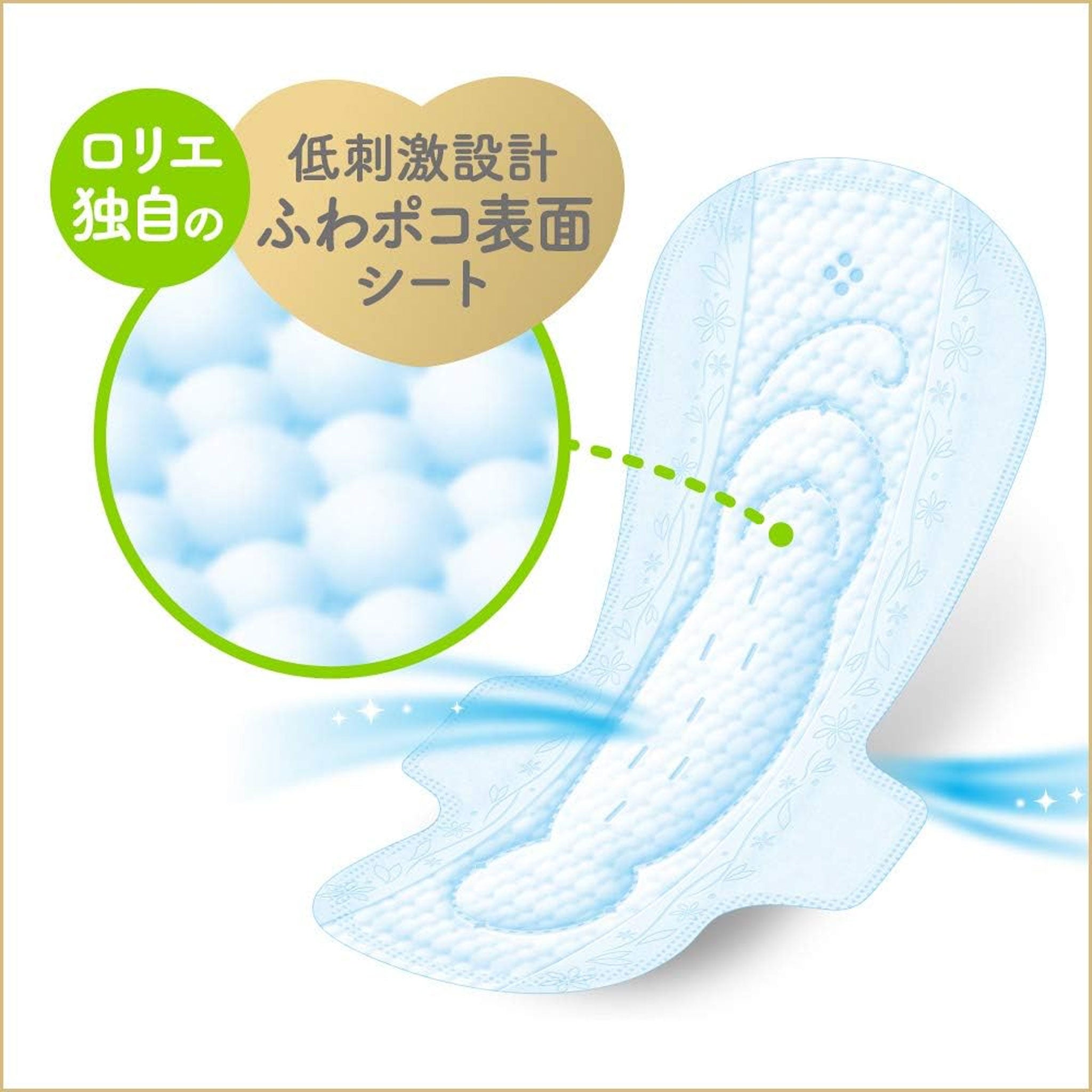 KAO 花王 Laurier F 夜用有护翼卫生巾 30cm 10片
