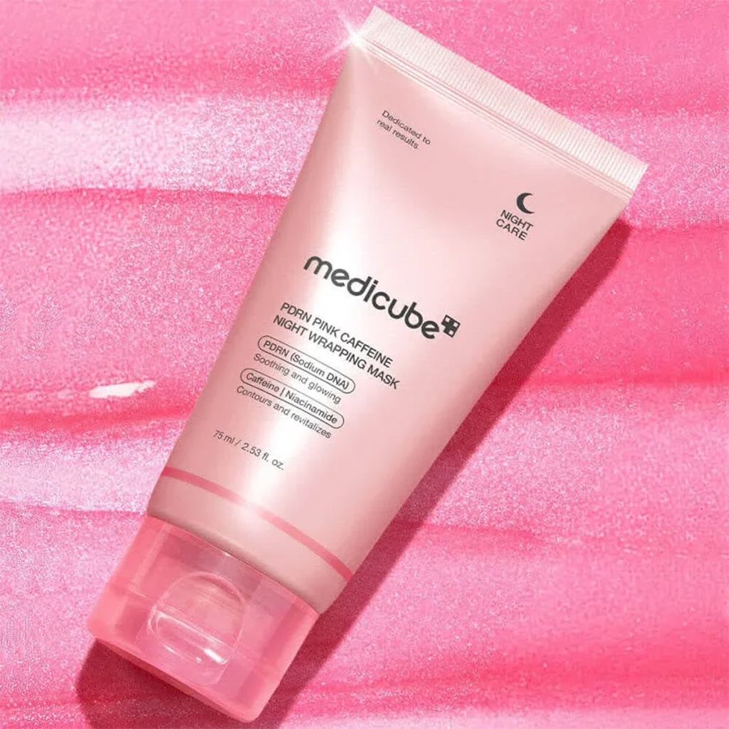 MEDICUBE PDRN Pink Caffeine Night Wrapping Mask 75ml