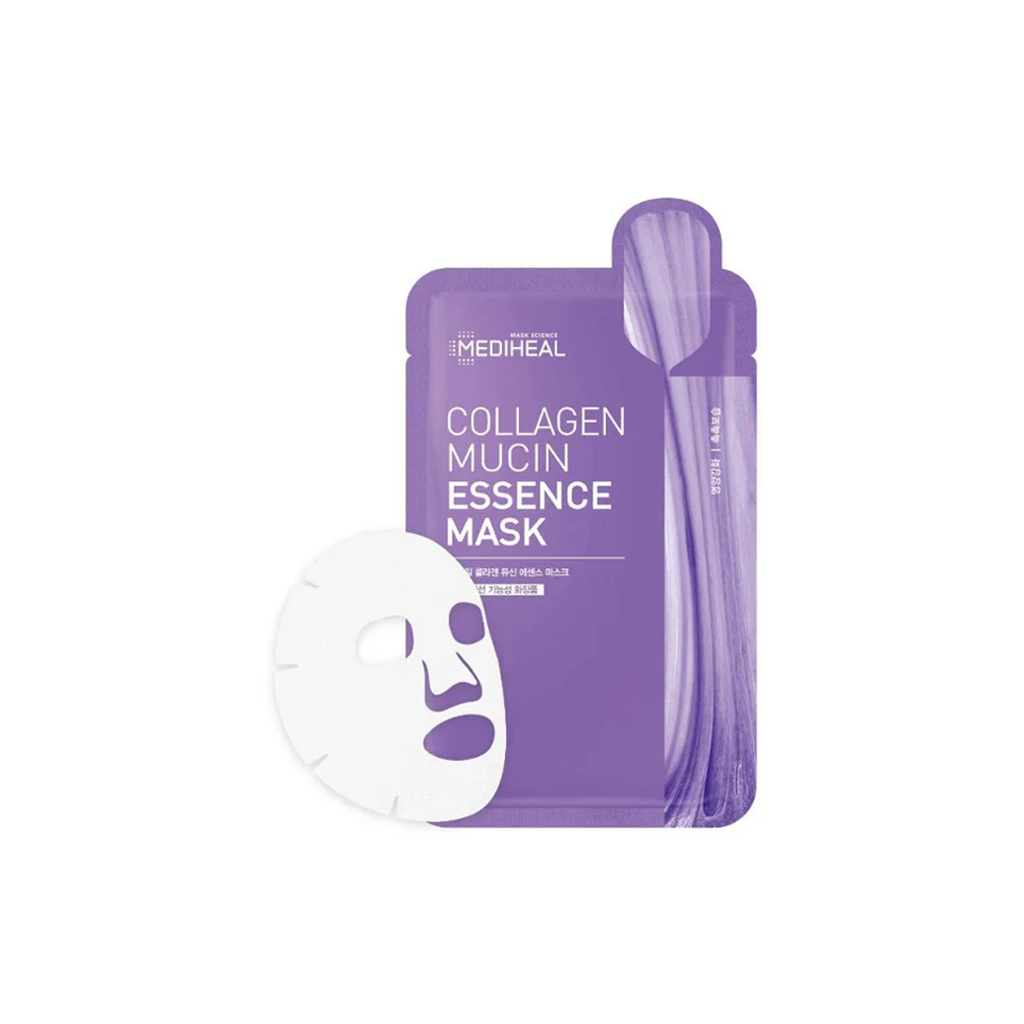 MEDIHEAL Collagen Mucin Essence Mask 5 pcs
