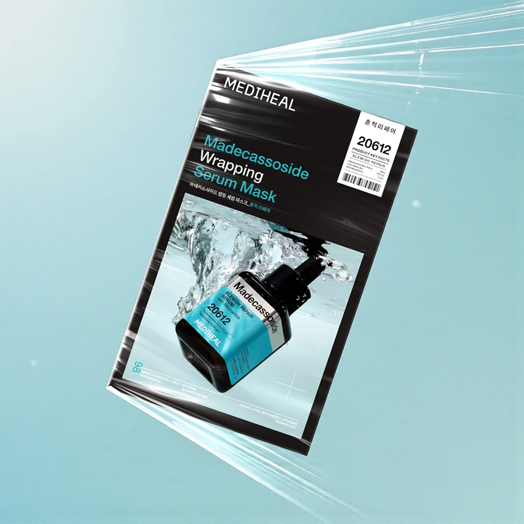 MEDIHEAL Madecassoside Wrapping Serum Mask 10pcs
