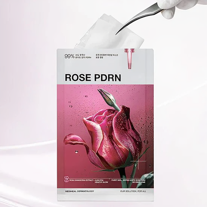 MEDIHEAL Rose PDRN Essential Mask 10 pcs