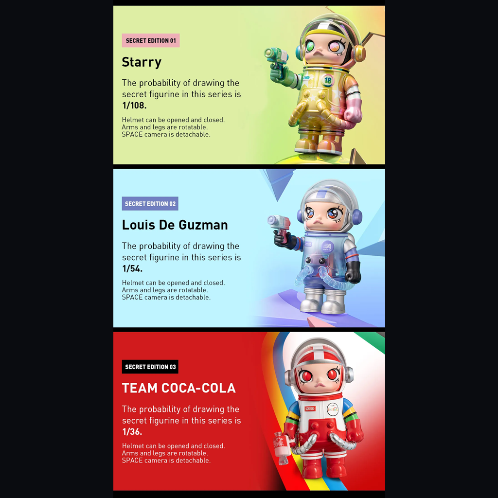 POP MART MEGA SPACE MOLLY 100% Series 3 Blind Box