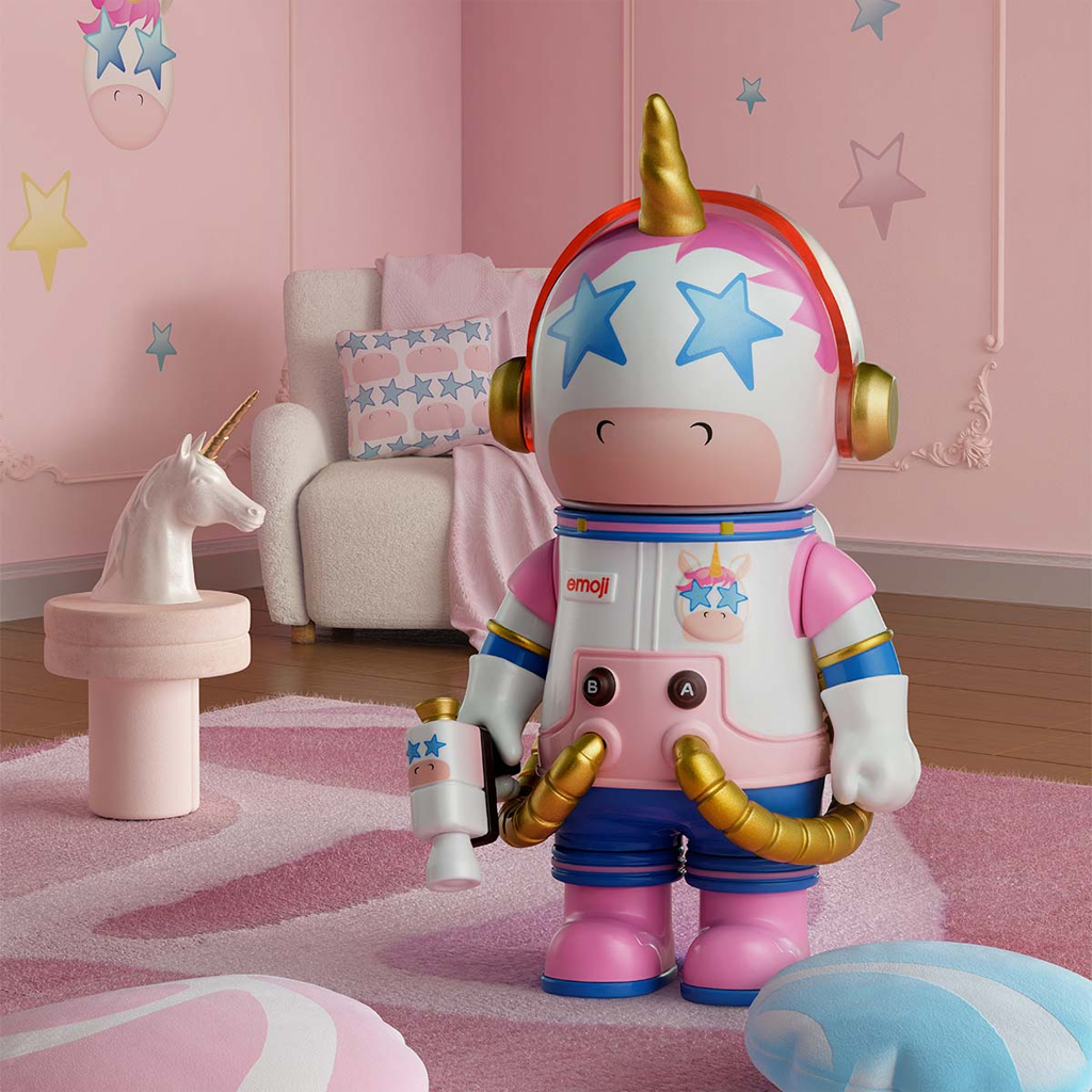 POP MART MEGA SPACE MOLLY 100% × emoji Series Blind Box