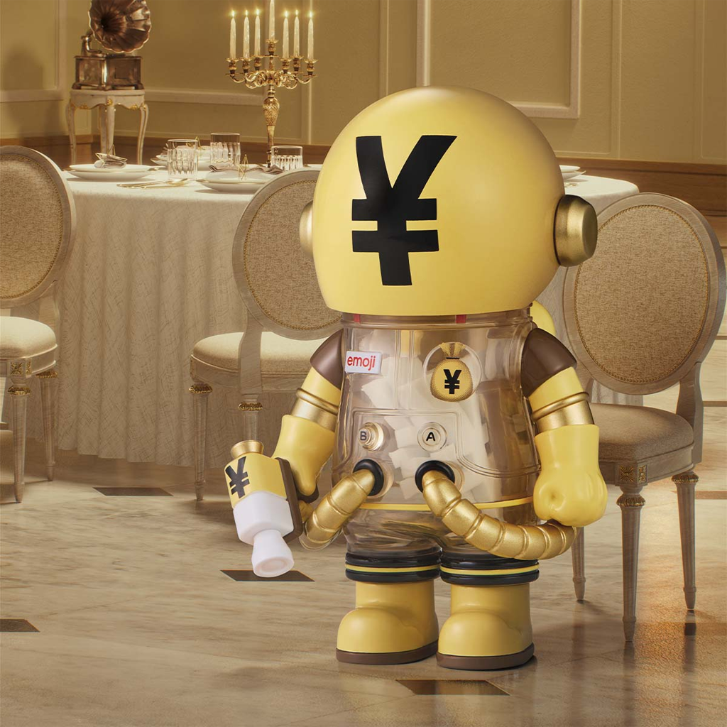 POP MART MEGA SPACE MOLLY 100% × emoji Series Blind Box