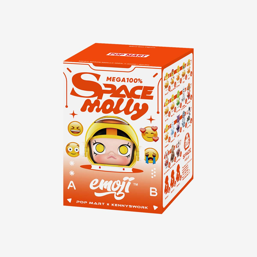 POP MART MEGA SPACE MOLLY 100% × emoji Series Blind Box