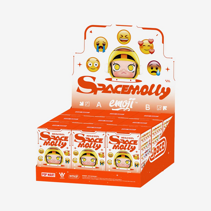 POP MART MEGA SPACE MOLLY 100% × emoji Series Blind Box