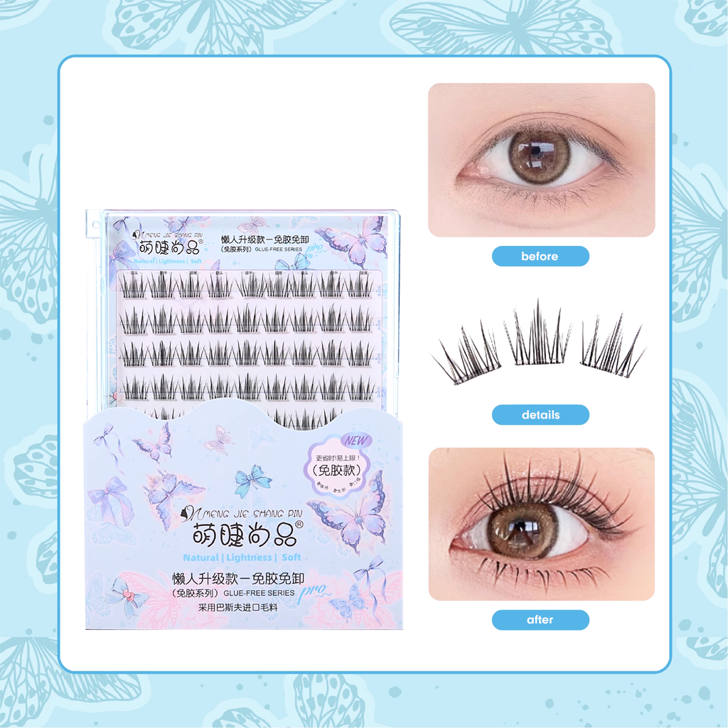 MJSP Glue-Free Camellia False Eyelashes 10 Rows