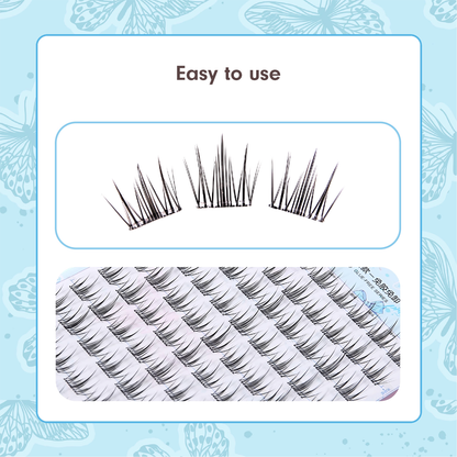 MJSP Glue-Free Camellia False Eyelashes 10 Rows