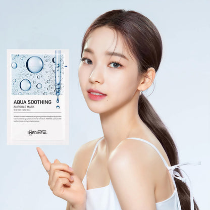 MEDIHEAL Aqua Soothing Ampoule Mask 10 pcs