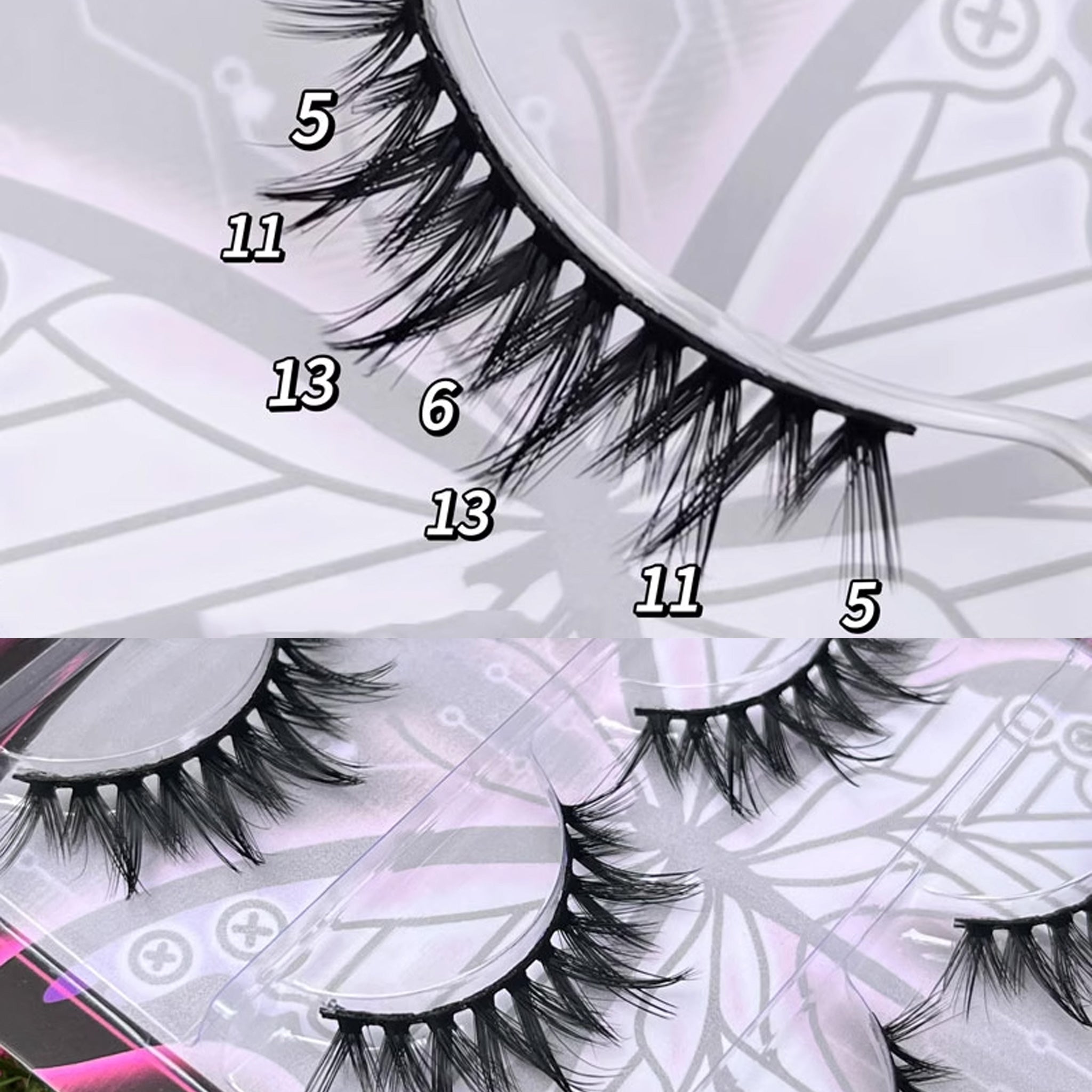NANALASHES Night Elf Barbie-Style False Eyelashes