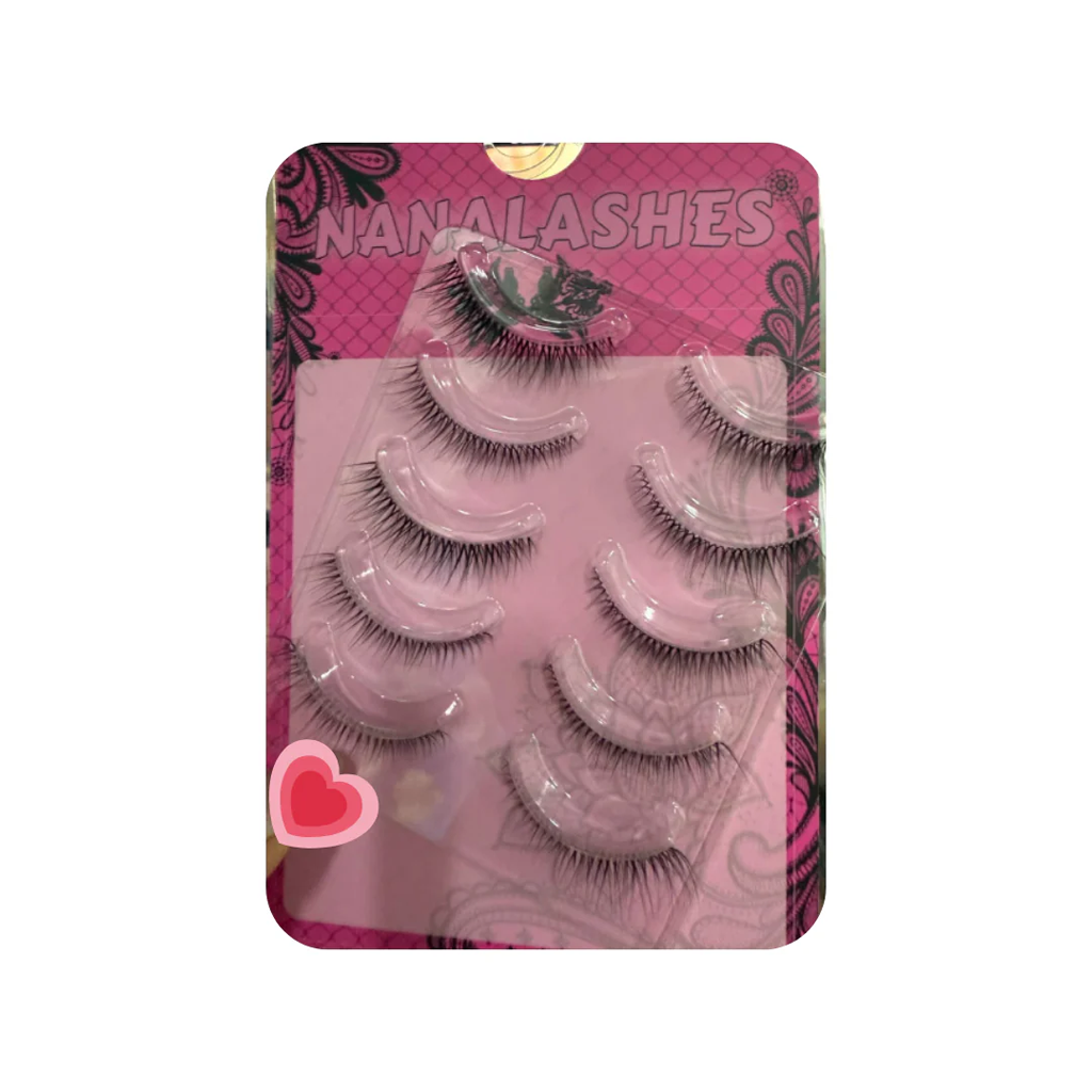 NANALASHES新品「白月光」韩系Jennie同款眼尾拉长日常纯欲假睫毛 5 对
