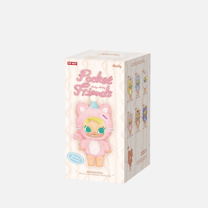 POP MART Baby Molly Pocket Friends Series-Vinyl Plush Pendant Blind Box