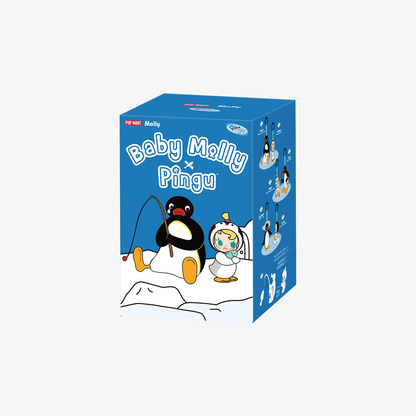 POP MART Baby Molly × Pingu Happy Fishing Series-Vinyl Plush Pendant Blind Box