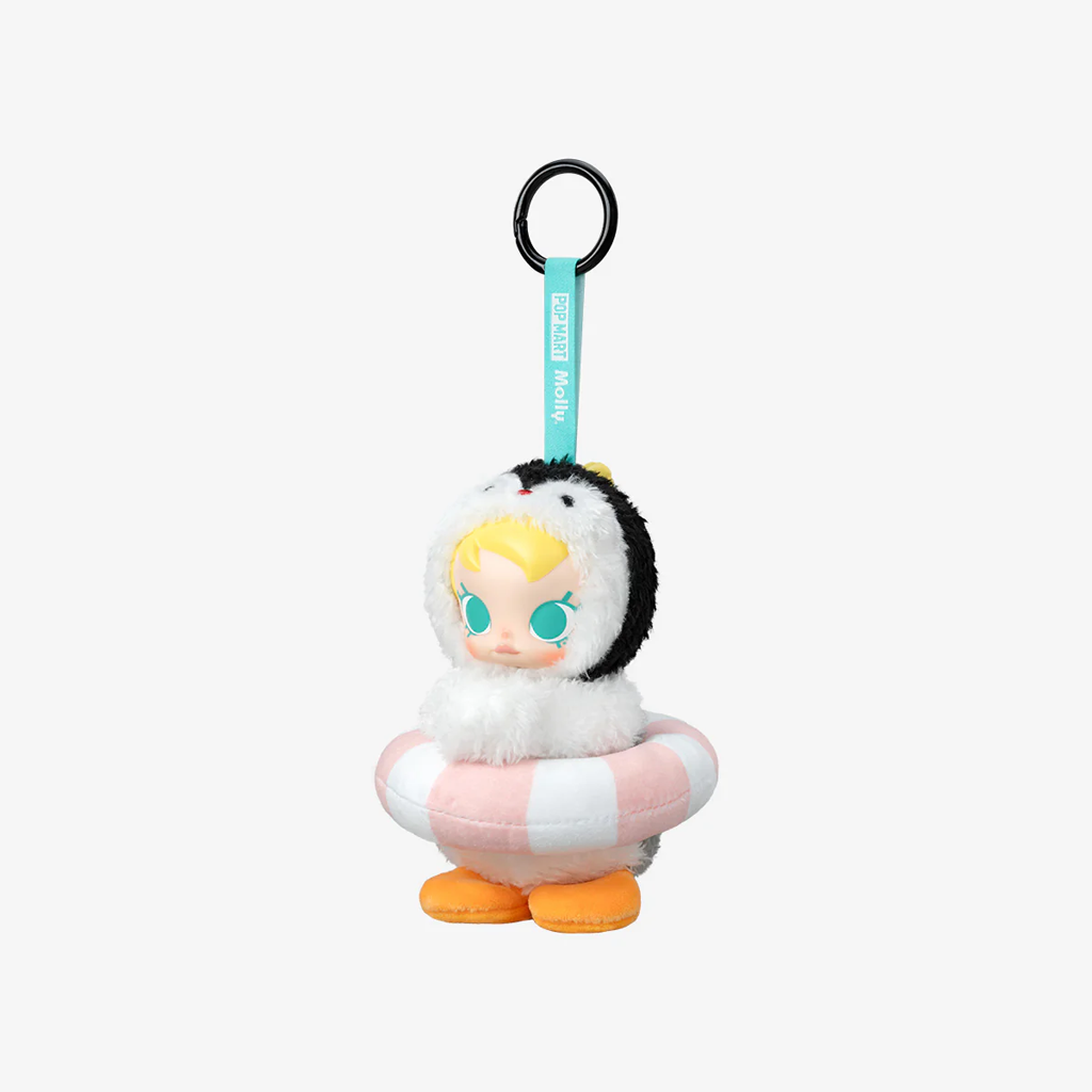 POP MART Baby Molly × Pingu Happy Fishing Series-Vinyl Plush Pendant Blind Box