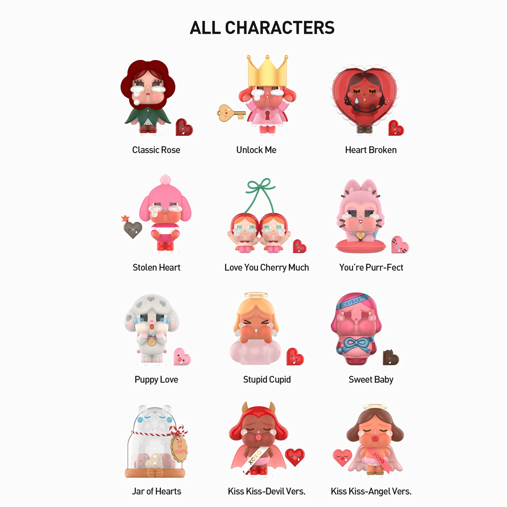 Cry Baby POPMARTまとめ売り CRYBABY Crying For Love Blind Box Cry Baby POPMARTまとめ売り CRYBABY Crying For Love Blind Box