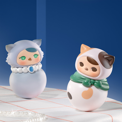 POP MART PUCKY Roly-Poly Kitty Series Figures Blind Box