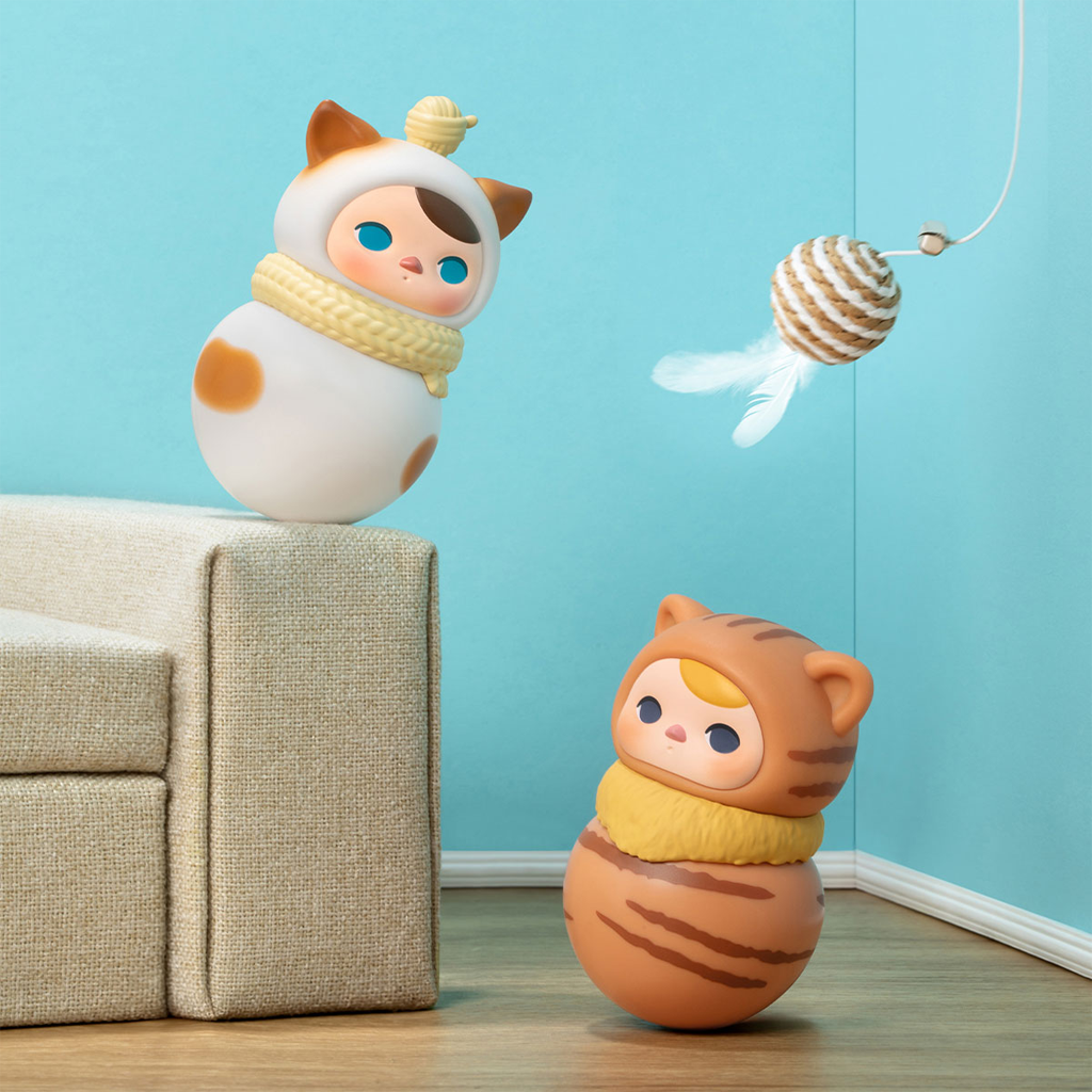 POP MART PUCKY Roly-Poly Kitty Series Figures Blind Box