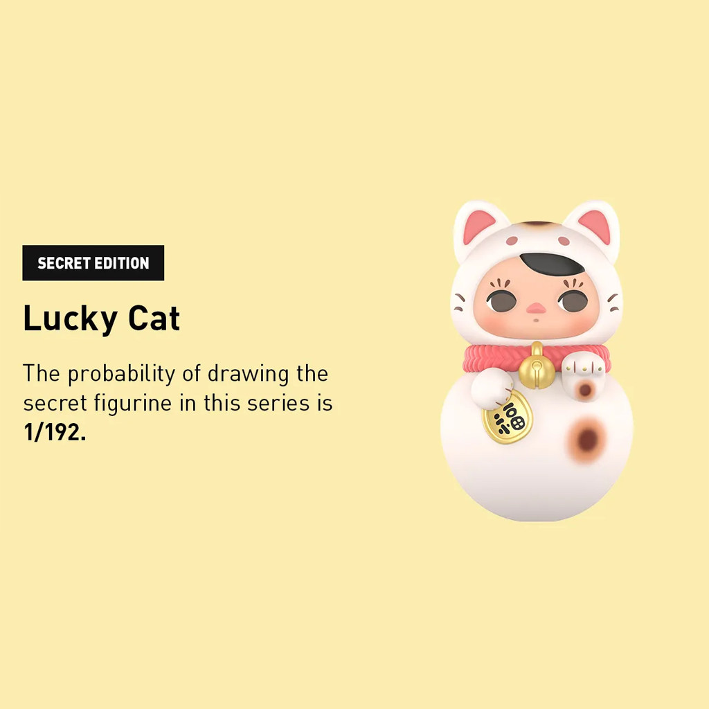 POP MART PUCKY Roly-Poly Kitty Series Figures Blind Box