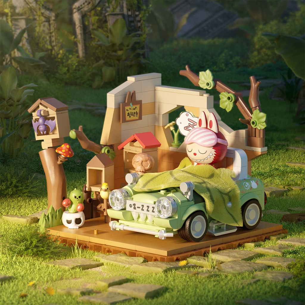 POP MART THE MONSTERS Forest Secret Base Series Blocks Part 2 - Napping Time