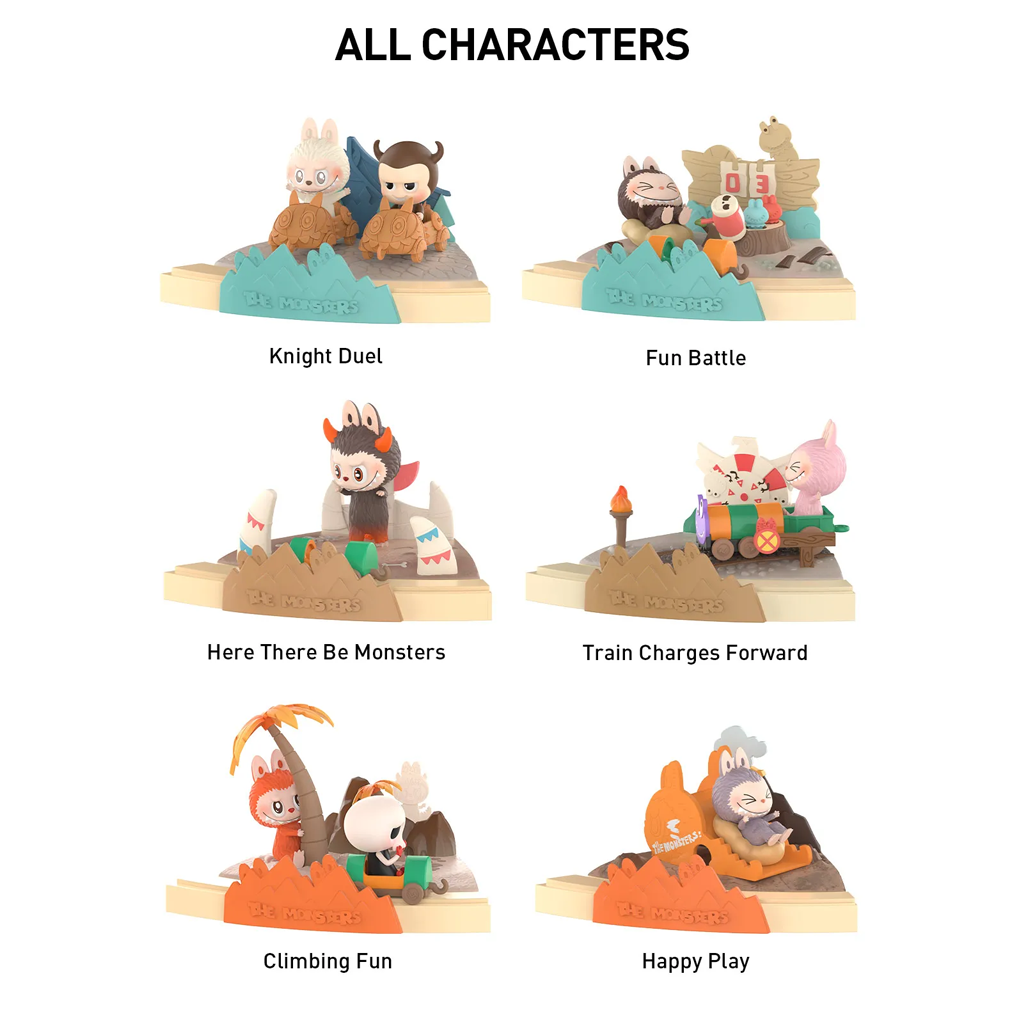 POP MART THE MONSTERS Playing Games Series - Scene Sets Blind Box