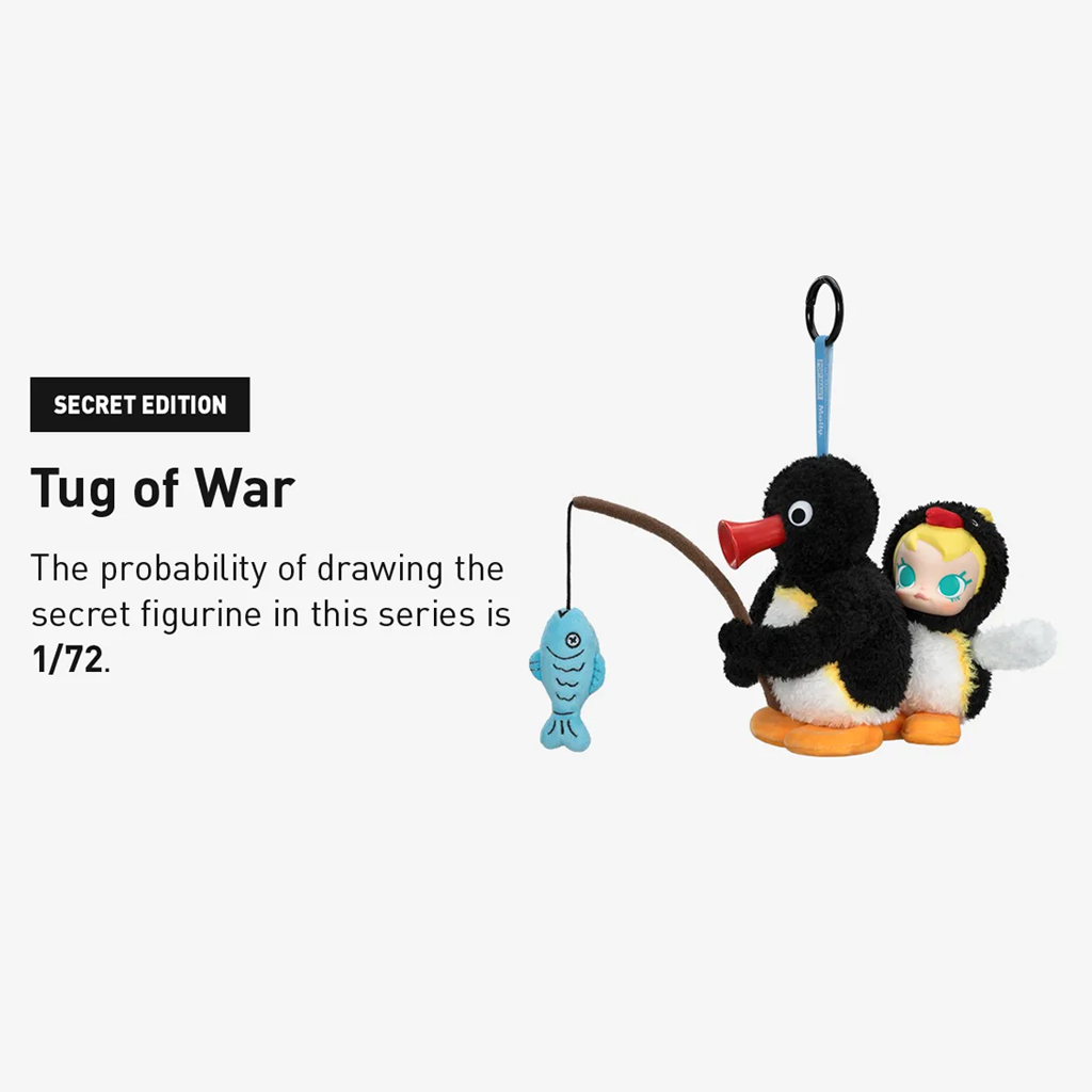 POP MART Baby Molly × Pingu Happy Fishing Series-Vinyl Plush Pendant Blind Box