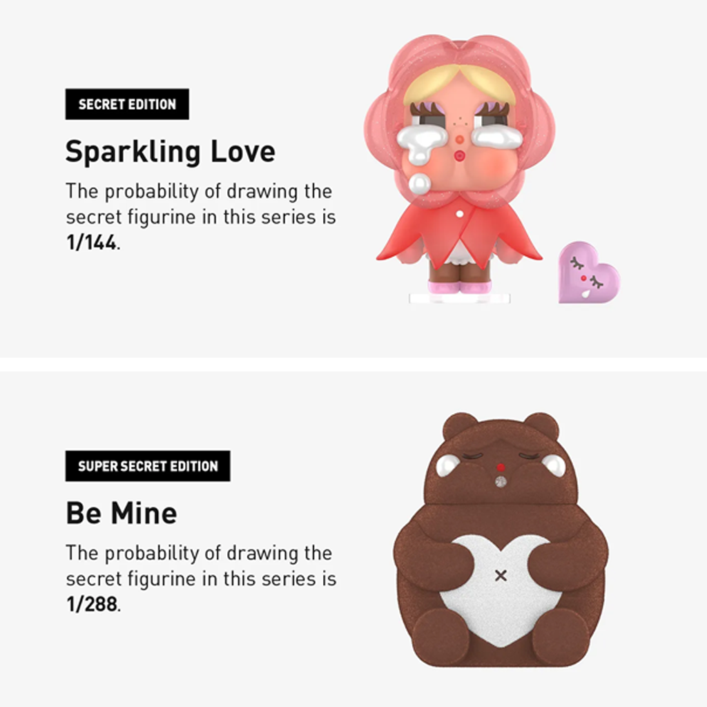 POP MART CRYBABY Crying For Love Series Figures Blind Box