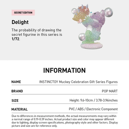 POP MART INSTINCTOY Muckey Celebration Gift Series Figures Blind Box