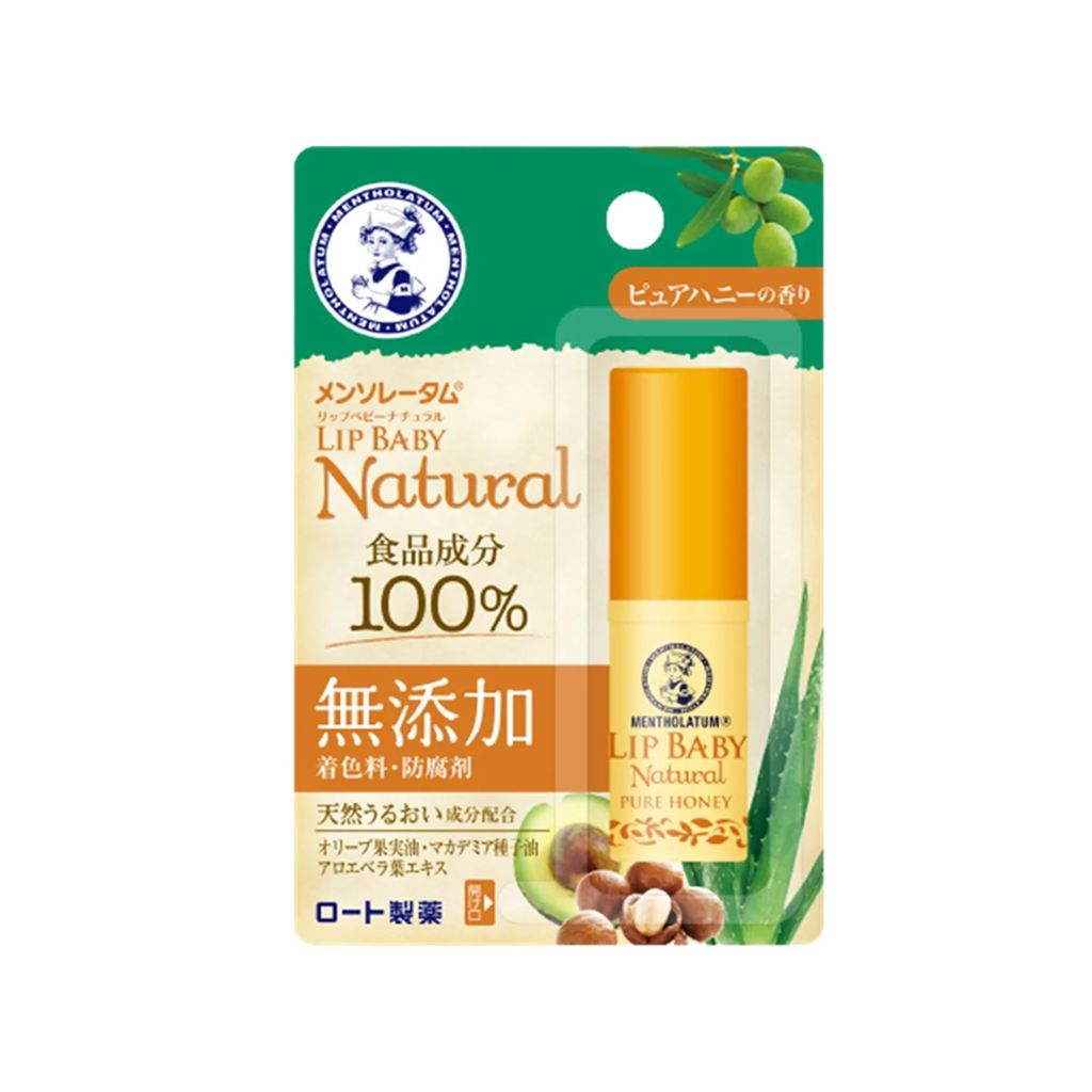 ROHTO Mentholatum Lip Baby Natural 4 g