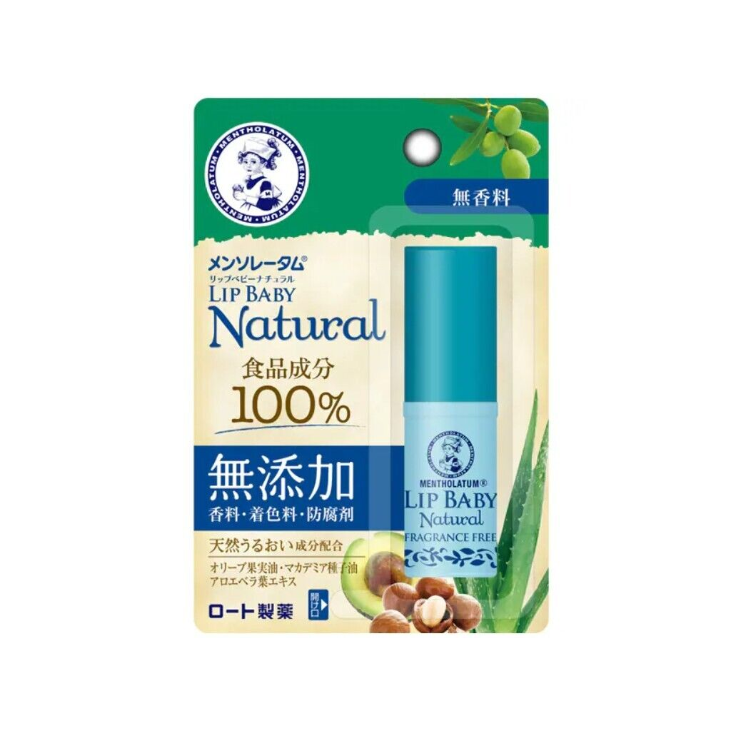 ROHTO Mentholatum Lip Baby Natural 4 g