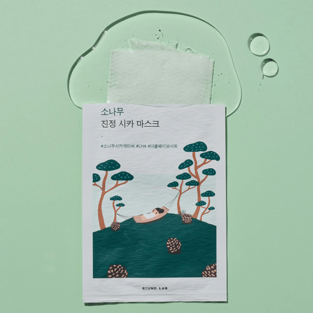 ROUND LAB Pine Tree Calming Cica Mask