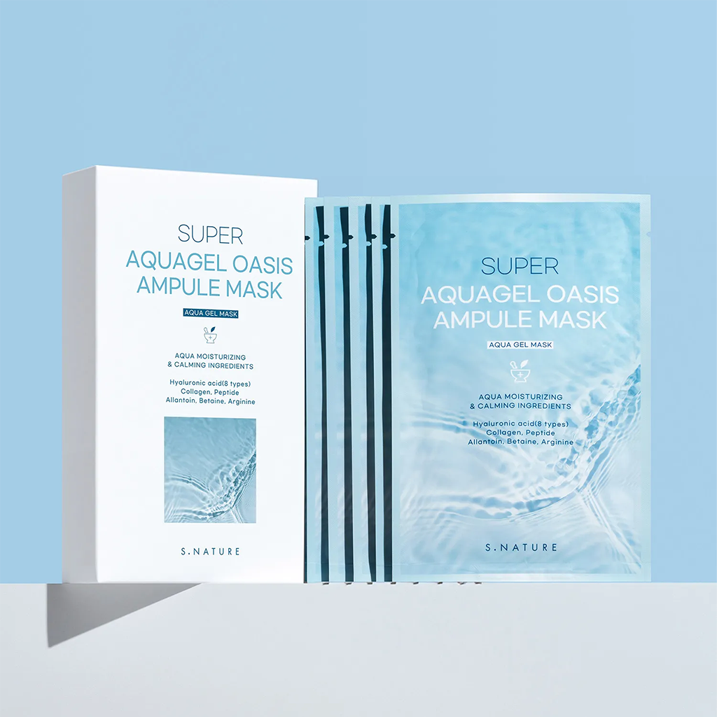 S.NATURE Super Aqua Gel Oasis Ampule Mask 5pcs