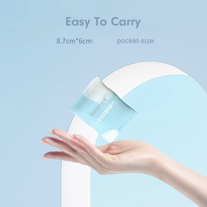 SHINO 一次性压缩毛巾洗脸巾 50 片