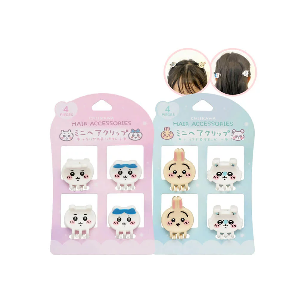 SHOBIDO Chiikawa 迷你发夹套装 4个