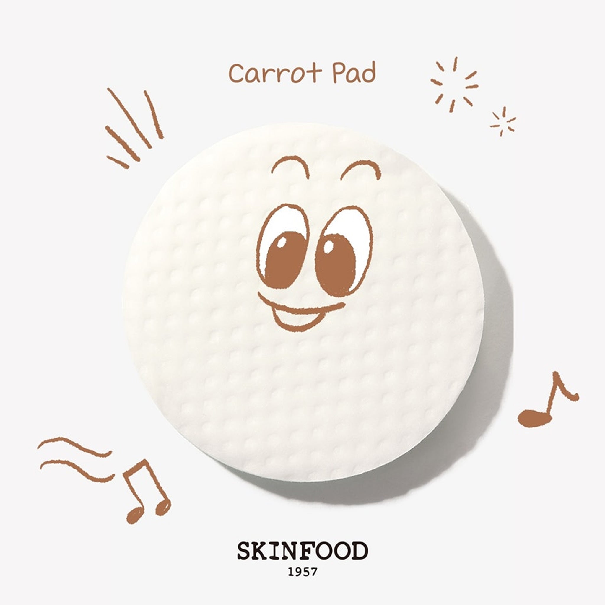 SKINFOOD 胡萝卜修护棉片 60 片