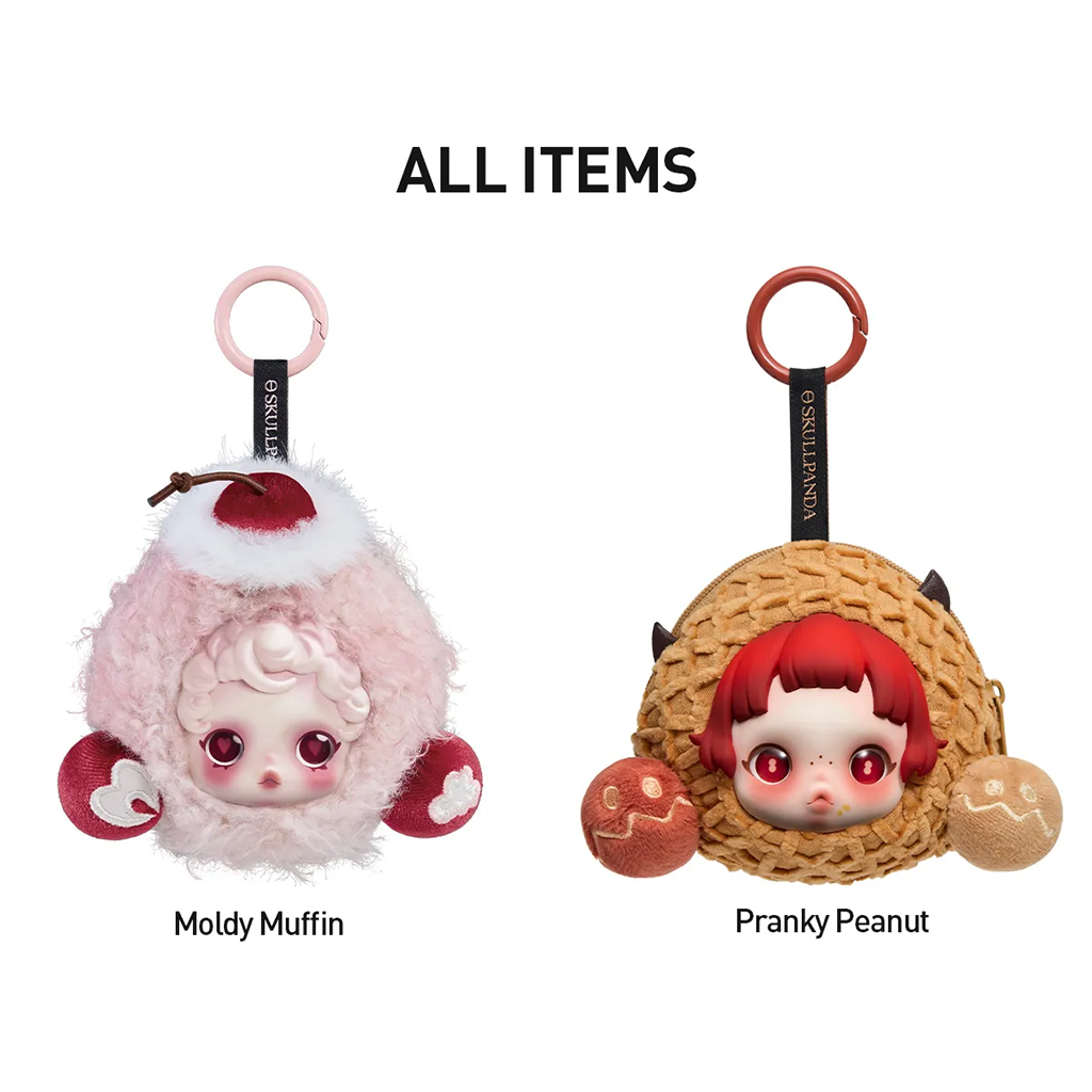 SKULLPANDA xg イヤホンケース Moldy Muffin SKULLPANDA You Found Me！Series Earphone Bag-Moldy Muffin - POP