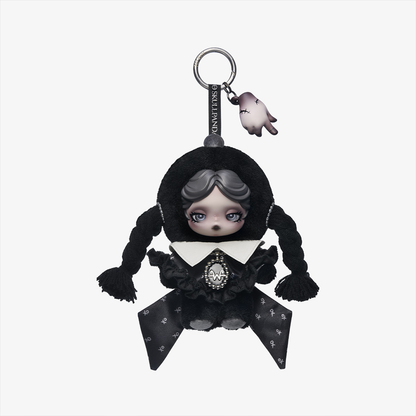 SKULLPANDA x Wednesday ぬいぐるみ2個セット SKULLPANDA × WEDNESDAY PLUSH (CLASSIC DRESS VERSION) Full of charm