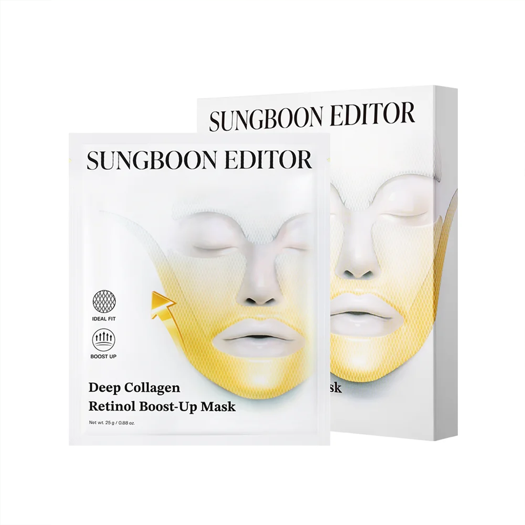 SUNGBOON EDITOR Deep Collagen Retinol Boost Up Mask 4pcs